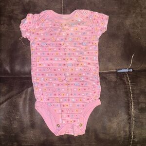 Child of Mine Pink Patterned Bodysuit